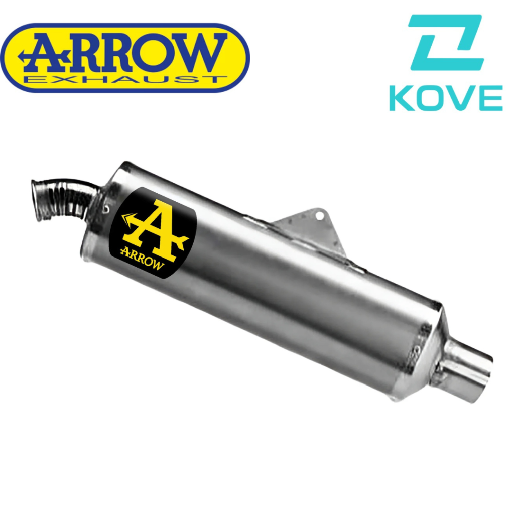 Marmitta omologata Indy-Race Titanio Arrow per Kove 450 Rally cod. 72652PO